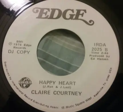 Claire Courtney - Daddy always sang a good time song / Happy Heart