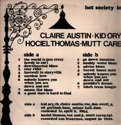LP - Claire Austin • Kid Ory • Hociel Thomas • Mutt Carey - Claire Austin • Kid Ory • Hociel Thomas • Mutt Carey