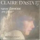7inch Vinyl Single - Claire D'Asta - Avec L'amour En Plus