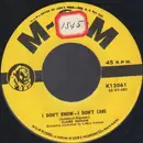 7inch Vinyl Single - Claire Hogan - I Don't Know - I Don't Care / Gone And Forgotten