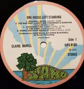 LP - Claire Hamill - One House Left Standing - Original UK Pressing