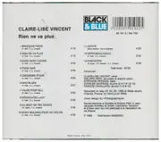 CD - Claire-Lise Vincent - Rien Ne Va Plus