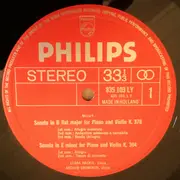 LP - Clara Haskil, Arthur Grumiaux / Mozart - Sonaten Für Klavier Und Violine