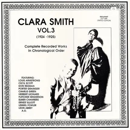 Clara Smith - Complete Recorded Works, Vol. 3 (1925)