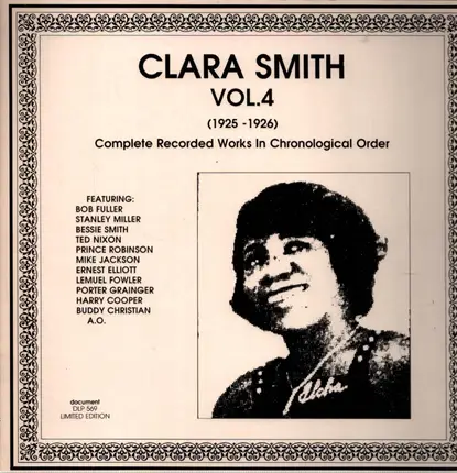 Clara Smith - Vol. 4 (1925-1926)