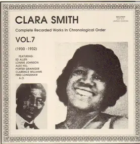 Clara Smith - Vol. 7 (1930-1932), Complete Recorded Works In Chronological Order