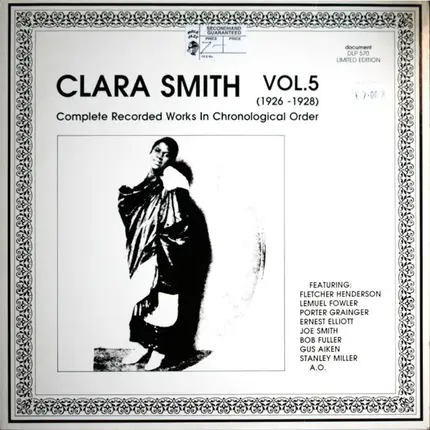 Clara Smith - Complete Recorded Works, Vol. 5 (1927-1929)