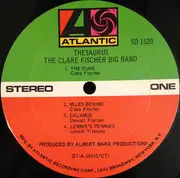 LP - Clare Fischer Big Band - Thesaurus