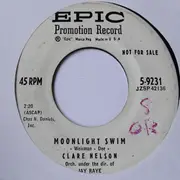 7inch Vinyl Single - Clare Nelson - Moonlight Swim / Flowers On The Water