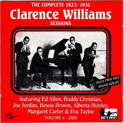 Clarence Williams - The Complete 1923-1926 Clarence Williams Sessions, Volume 4 -- 1926