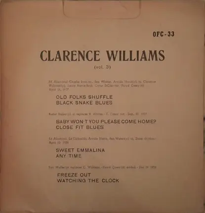 Clarence Williams - Vol. 3