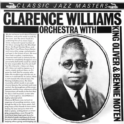 Clarence Williams And His Orchestra - Clarence Williams Orchestra With King Oliver & Bennie Moten