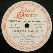 Clarence Williams And His Orchestra - Mistreatin' Man Blues / Death Sting Me Blues