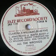 Clarence Williams' Blue Five - All The Wrongs / Everybody Loves My Baby