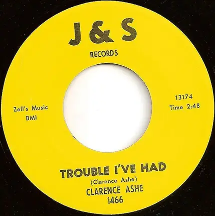 Clarence Ashe - Dancing In A Dream World / Trouble I've Had