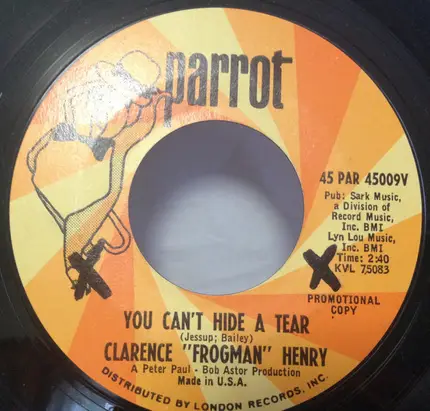 Clarence "Frogman" Henry - You Can't Hide A Tear