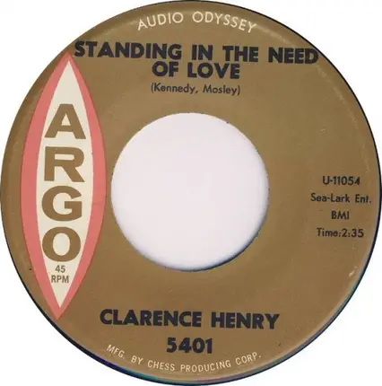 Clarence 'Frogman' Henry - On Bended Knees / Standing In The Need Of Love
