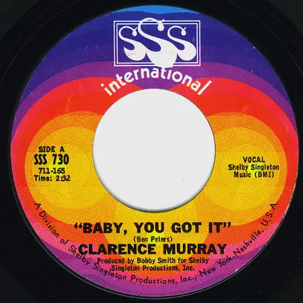 Clarence Murray - Baby, You Got It / One More Chance