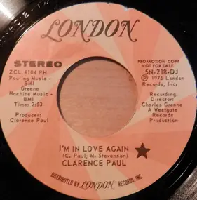 Clarence Paul - I'm In Love Again