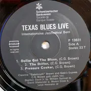LP - Clarence Brown and Gate's Express - Texas Blues - Live In Concert