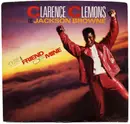 7inch Vinyl Single - Clarence Clemons & Jackson Browne - You're A Friend Of Mine / Let The Music Say It