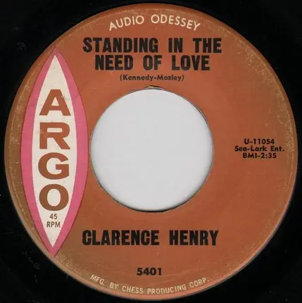 Clarence 'Frogman' Henry - On Bended Knees / Standing In The Need Of Love