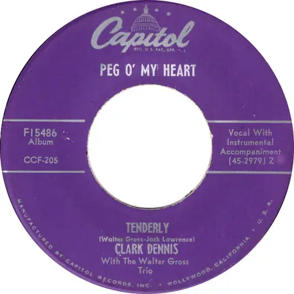Clark Dennis - Peg O' My Heart