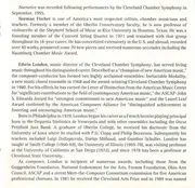 CD - Cleveland Chamber Symphony , Edwin London , Music Director / Ross Lee Finney , Edwin London , Franc - Finney: Narrative For Cello And Chamber Orchestra • London: Before The World Was Made • Thorne: Symphony No. 6 For Stringed Instruments