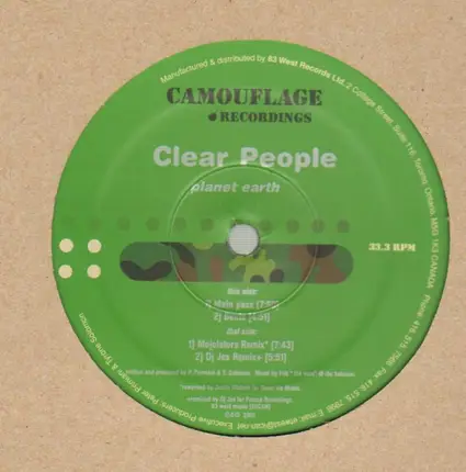 Clear People - Planet Earth