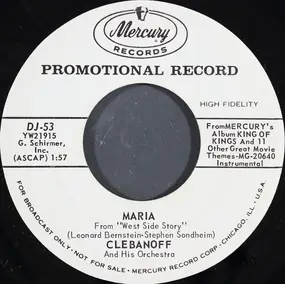 Clebanoff and his Orchestra - Maria / Tender Is The Night