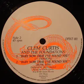 Clem Curtis - Baby Now That I've Found You