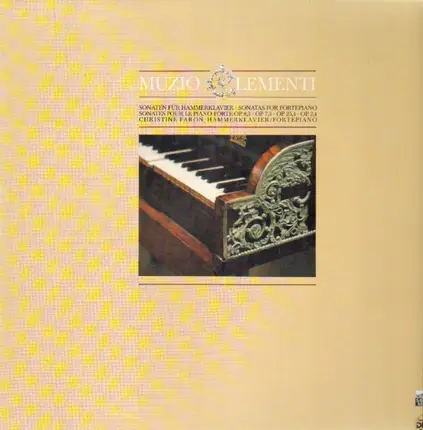 Clementi - Sonaten für Hammerklavier, Sonatas for Fortepiano