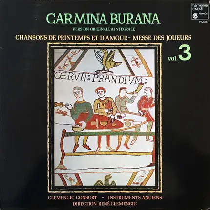 Clemencic Consort Leitung René Clemencic - Carmina Burana Volume 3
