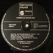 Double LP - Clemencic Consort , Ricercare-Ensemble Für Alte Musik, Zürich - Danses Du Moyen-Age