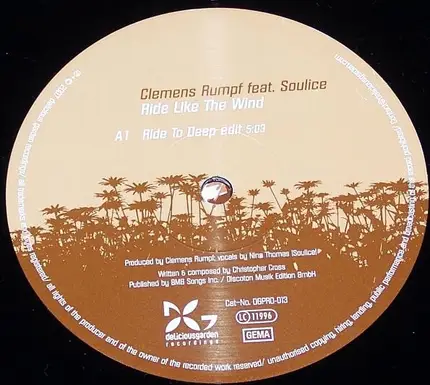 Clemens Rumpf Feat. Soulice - Ride Like The Wind