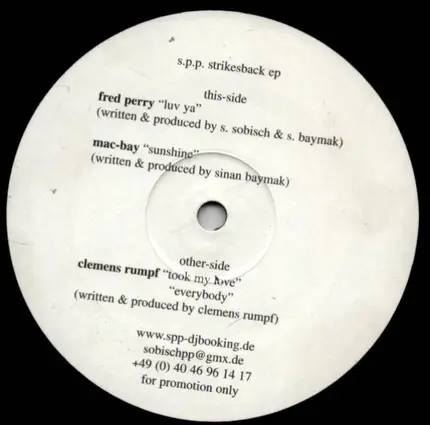 Clemens Rumpf, Fred Perry, a.o. - S.P.P. Strikesback EP