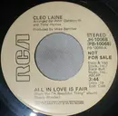 7inch Vinyl Single - Cleo Laine - All In Love Is Fair