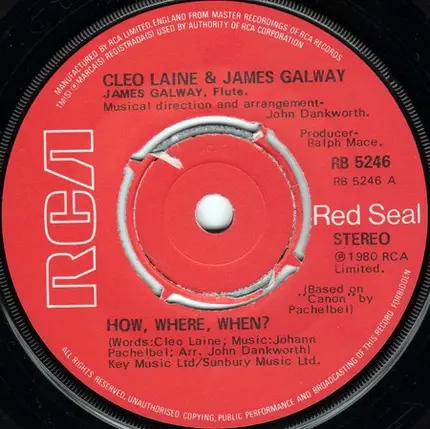 Cleo Laine & James Galway - How, Where, When? (Pachelbel: Canon) / Drifting, Dreaming (Satie: Gymnopédie)