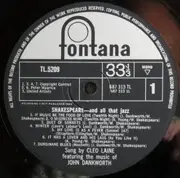 LP - Cleo Laine Featuring John Dankworth - Shakespeare And All That Jazz