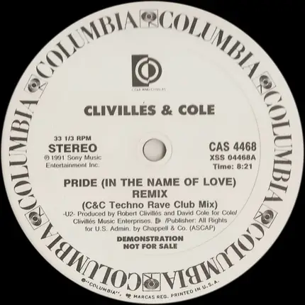 Clivillés & Cole - Pride (In The Name Of Love) (Remix)