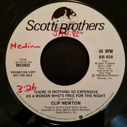Clif Newton - There Is Nothing So Expensive As A Woman Who's Free For The Night