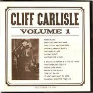 Cliff Carlisle - Volume 1