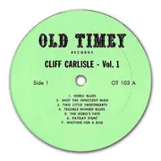 LP - Cliff Carlisle - Volume 1