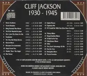 CD - Cliff Jackson - 1930-1945