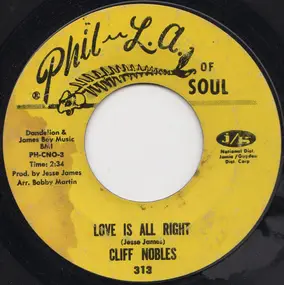 Cliff Nobles - Love Is All Right