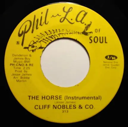 Cliff Nobles - Love Is All Right / The Horse (Instrumental)