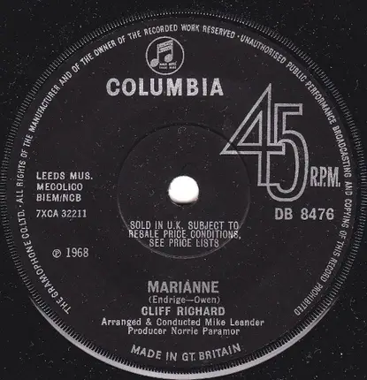 Cliff Richard - Marianne
