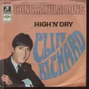 7inch Vinyl Single - Cliff Richard - Congratulations / High 'N' Dry
