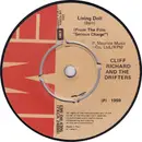 7inch Vinyl Single - Cliff Richard & The Drifters - Living Doll - Push-Out Centre