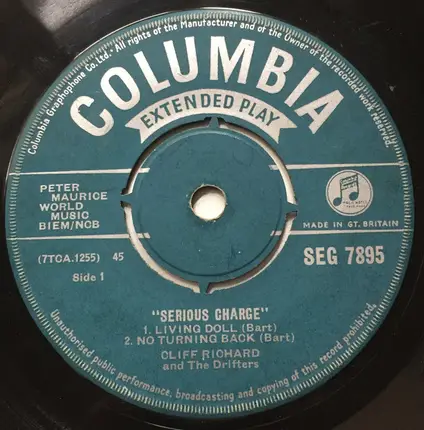 Cliff Richard & The Drifters - Serious Charge